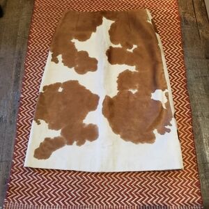 Saks Fifth Avenue Michael Kors Cowhide Skirt size 8